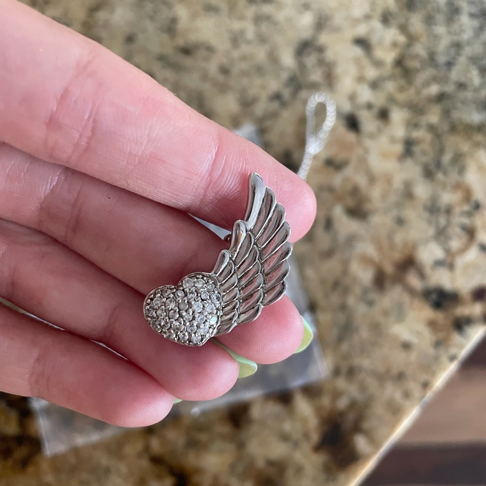 King Baby Studio heart pendant with chain